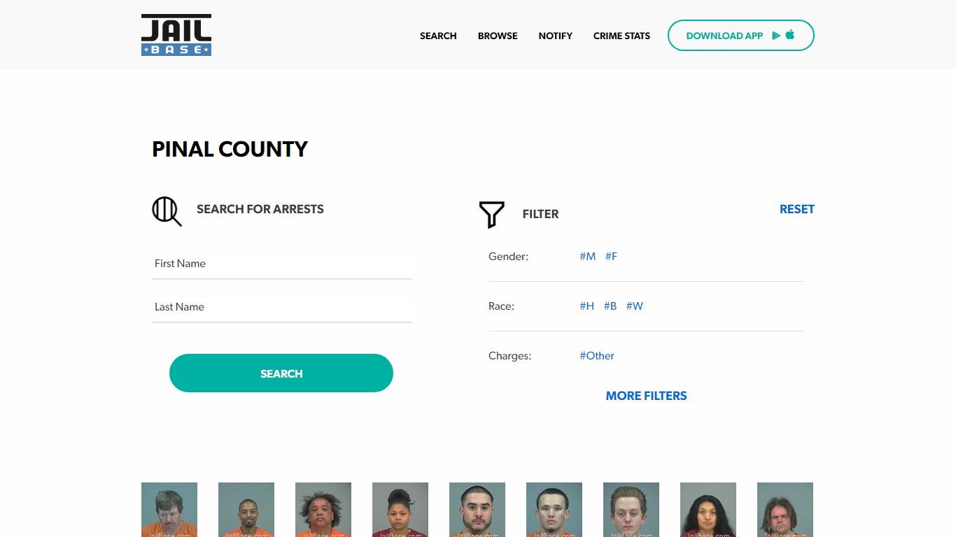 Pinal County Jail Inmate Search and Mugshots | JailBase
